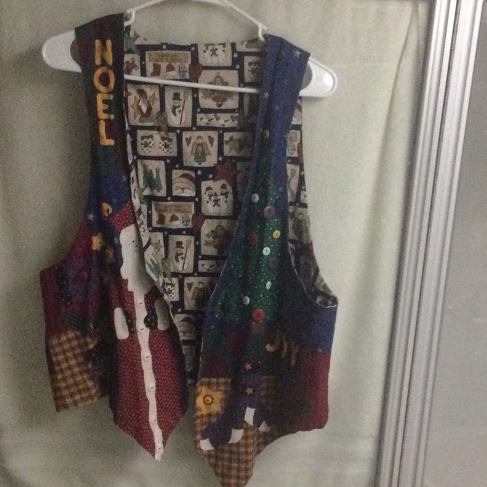 Festive Patchwork Vest